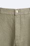 100% linen trousers