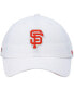 Men's White San Francisco Giants Area Code City Connect Clean Up Adjustable Hat