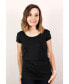 ფოტო #1 პროდუქტის Maternity Short Sleeve Nursing Tshirt