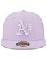 Фото #3 товара Men's Lavender Oakland Athletics 2023 Spring Color Basic 59FIFTY Fitted Hat
