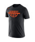 Фото #3 товара Men's Black Oklahoma State Cowboys Basketball Drop Legend Performance T-shirt