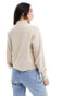 & Other Stories mock neck jumper in beige melange Beige meliert, S - EU 36-38 - фото #4