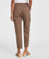 Фото #3 товара Women's Tapered Ankle-Length Cargo Pants, Created for Macy's