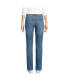 Фото #3 товара Tall Tall Recover Mid Rise Boyfriend Blue Jeans