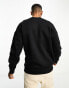 ONLY & SONS heavyweight crew neck sweat in black