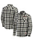 Фото #1 товара Men's Darius Rucker Collection by Black San Francisco Giants Plaid Flannel Button-Up Shirt