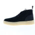 Фото #10 товара Clarks Desert Cup 26167868 Mens Black Suede Lace Up Chukkas Boots