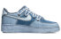 【定制球鞋】 Nike Air Force 1 Low ’07 空军一号 野鹤制造 古 浸染 解构贴布休闲 低帮 板鞋 男款 浅蓝 / Кроссовки Nike Air Force CW2288-111 41 - фото #2