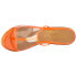 COCONUTS by Matisse Layered Clear Wedge Womens Clear, Orange Casual Sandals LAY