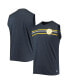 ფოტო #2 პროდუქტის Men's Heathered Navy Milwaukee Brewers Muscle Tank Top