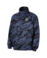 ფოტო #2 პროდუქტის Men's Navy North Carolina Tar Heels Anorak Half-Zip Jacket