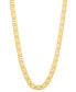 ფოტო #1 პროდუქტის Polished Mariner Link 22" Chain Necklace in 18k Gold-Plated Sterling Silver & Sterling Silver