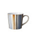 Brown Stripe Painted Large Mug