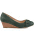 ფოტო #2 პროდუქტის Women's Graysn Buckle Detial Wedge Pumps