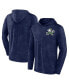 ფოტო #1 პროდუქტის Men's Navy Notre Dame Fighting Irish Camo Hoodie Long Sleeve T-shirt