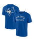 ფოტო #1 პროდუქტის Men's and Women's Royal Toronto Blue Jays Super Soft Short Sleeve T-shirt