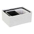 Basket set DKD Home Decor 41 x 30 x 18 cm Black White polypropylene