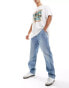 Фото #1 товара Cotton On carpenter baggy jean in silver blue