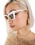 Фото #2 товара AIRE gamma ray scallop sunglasses in white