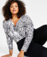 Фото #3 товара Блузка I.N.C. International Concepts Plus Size с карманом на молнии, созданная для Macy's