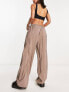 Фото #3 товара Weekday Chase smart pull on trousers in stone