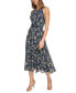 Фото #5 товара Women's Floral-Print Halter Midi Dress