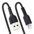 StarTech.com 1m (3ft) USB to Lightning Cable - MFi Certified - Coiled iPhone Charger Cable - Black - Durable TPE Jacket Aramid Fiber - Heavy Duty Coil Lightning Cable - 1 m - Lightning - USB A - Male - Male - Black