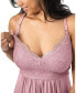 Women's Plus Size Lucille Lace Maternity & Nursing Nightgown - With Clip Down Cups