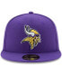 ფოტო #4 პროდუქტის Men's Purple Minnesota Vikings Omaha 59FIFTY Fitted Hat