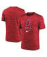 ფოტო #4 პროდუქტის Men's Red Los Angeles Angels Logo Velocity Performance T-shirt