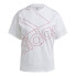 Women’s Short Sleeve T-Shirt Adidas Giant Logo White