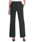 Фото #1 товара Women's Solid High-Rise Wide-Leg Career Pants