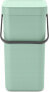 Фото #1 товара Kosz na śmieci Brabantia Brabantia Sort & Go Waste Bin Jade Green 12 L