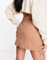 Фото #4 товара ASOS DESIGN chino mini skirt in tan