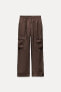 SEMI-SHEER CARGO TROUSERS