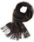 Фото #3 товара Men's Plaid Cashmere Scarf, Created for Macy's