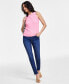 ფოტო #2 პროდუქტის Women's Ribbed Crewneck Tank, Created for Macy's