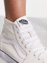 Фото #3 товара Vans SK8-Hi tapered trainers in off white