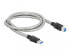 Фото #2 товара Delock 86778 - 1 m - USB B - USB A - USB 3.2 Gen 1 (3.1 Gen 1) - 5000 Mbit/s - Silver