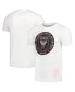 Фото #1 товара Men's White Inter Miami CF Crest T-shirt