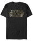 Фото #1 товара Star Wars Men's Galaxy Background Logo Short Sleeve T-Shirt