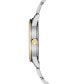 ფოტო #2 პროდუქტის Men's Essential Two-Tone Stainless Steel Bracelet Watch 40mm