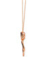 ფოტო #2 პროდუქტის Chocolatier® Chocolate Ombré Diamond & Chocolate Diamond Jellyfish 20" Adjustable Pendant Necklace (3/8 ct. t.w) in 14k Rose Gold