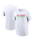 Фото #1 товара Men's White San Diego Padres City Connect Wordmark T-shirt