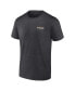 Фото #2 товара Men's Heather Charcoal Pittsburgh Penguins Backbone T-Shirt