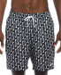 ფოტო #1 პროდუქტის Men's Swoosh Link Graphic Volley 7" Swim Trunks