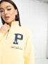 Фото #3 товара Polo Ralph Lauren x ASOS exclusive collab half zip sweatshirt in yellow with logo and back logo
