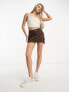 Фото #7 товара Stradivarius asymmetric linen look cami in natural