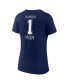 ფოტო #1 პროდუქტის Women's Navy Dallas Cowboys Plus Size Mother's Day 1 Mom V-Neck T-Shirt