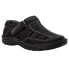 Propet Jack Fisherman Mens Black Casual Sandals MSA013SBLK